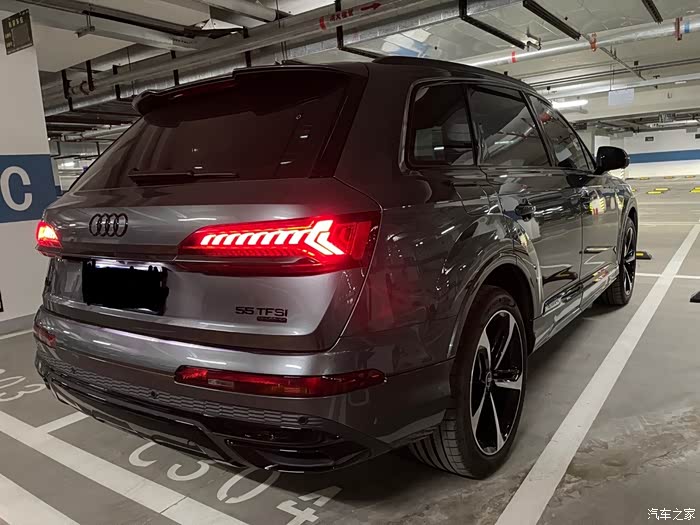 【图】《q7 55tfsi尊贵天云灰 黑光包作业》_奥迪q7论坛_汽车之家论坛