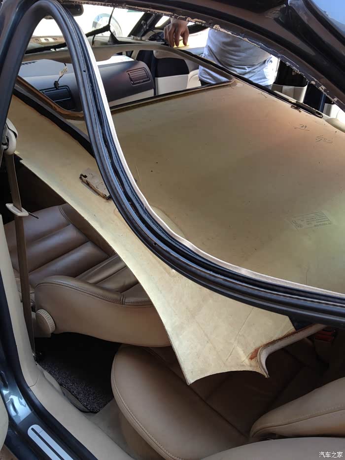 【图】老宝来更换顶棚作业_宝来经典论坛_汽车之家论坛