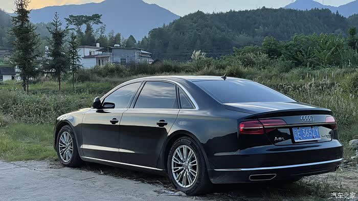 老款奥迪a8l河边随拍