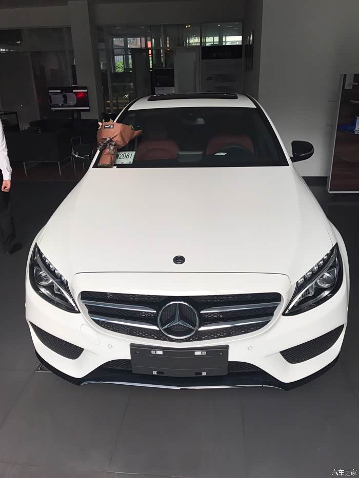 【图】c200白色智乐提车啦!_奔驰c级论坛_汽车之家论坛