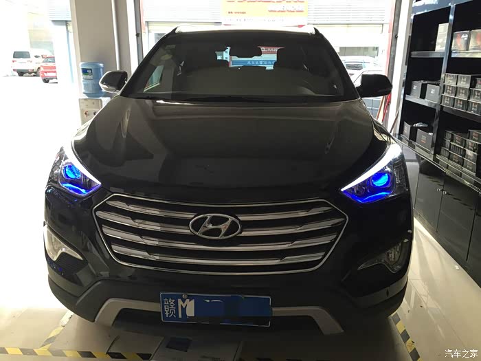 格锐改装作业蓝色恶魔眼霸气外漏