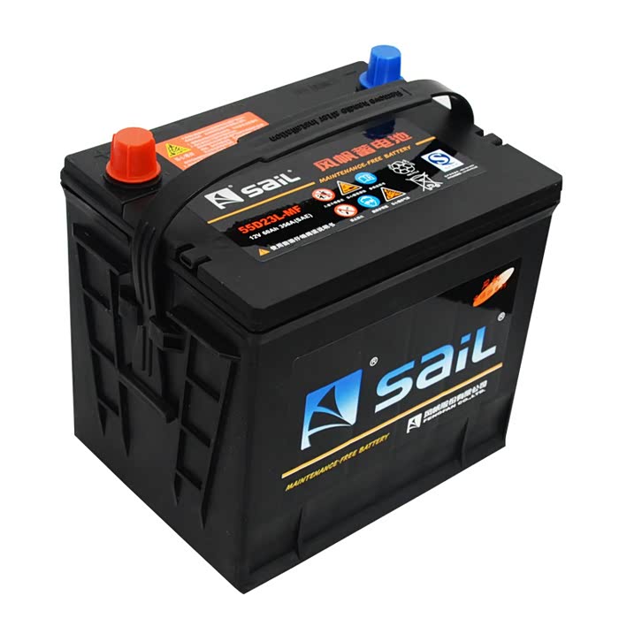 赛拉图更换电瓶风帆55d23l蓄电池