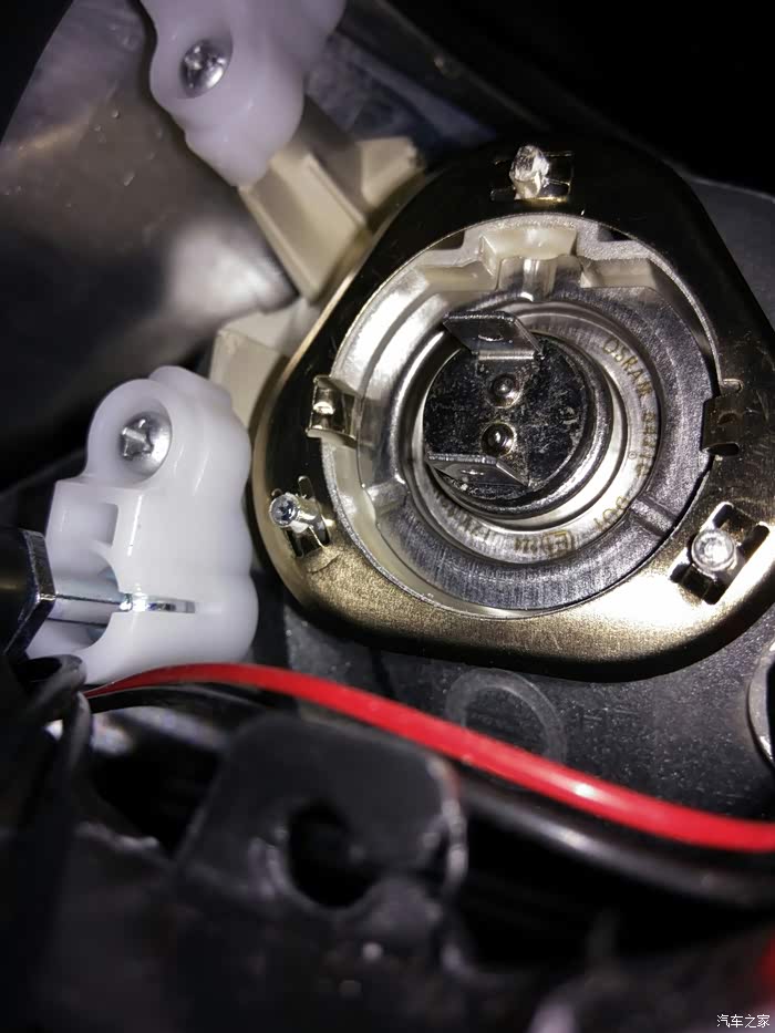 看一下原车灯泡