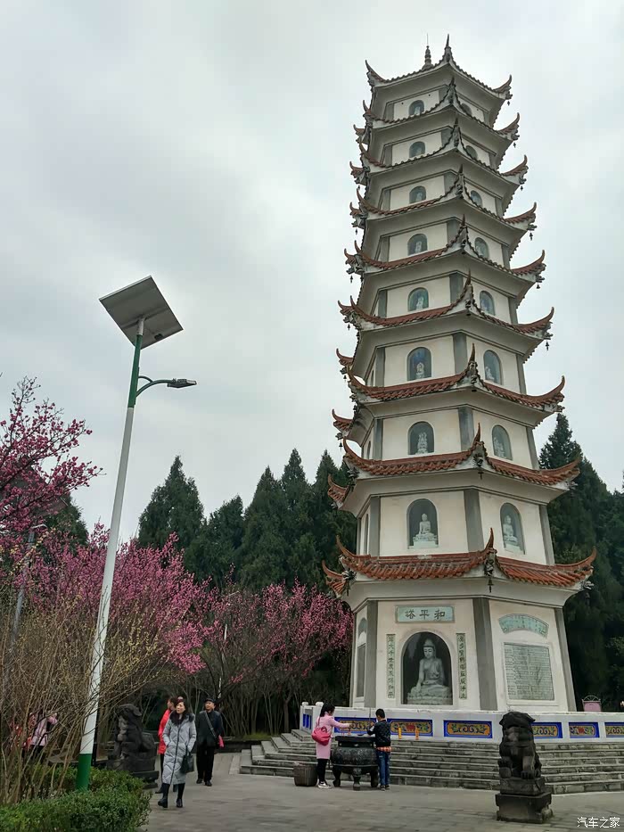 四川cs35车友会似水虎虎自驾乐至报国寺感受四绝景观