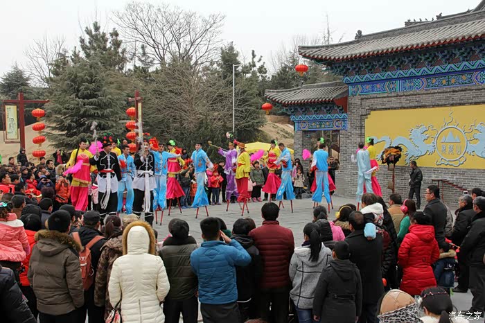 春节出行游记游开封万岁山翰园看演出