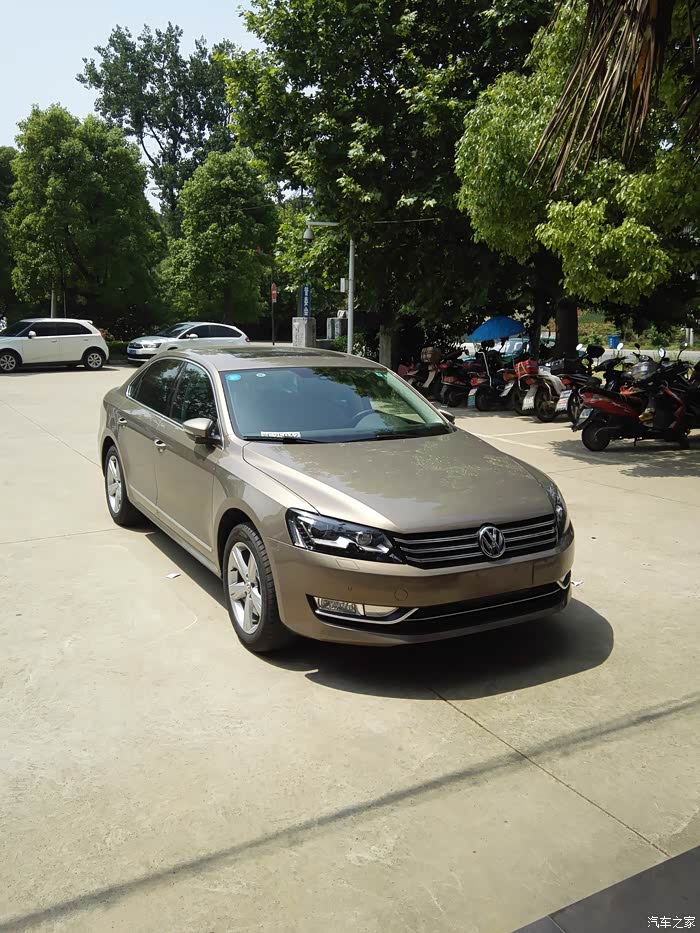 终于等到你提2015款18t御尊版釉金色帕萨特