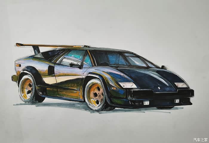 晨chensofficial惊世的奇迹速写兰博基尼康塔什