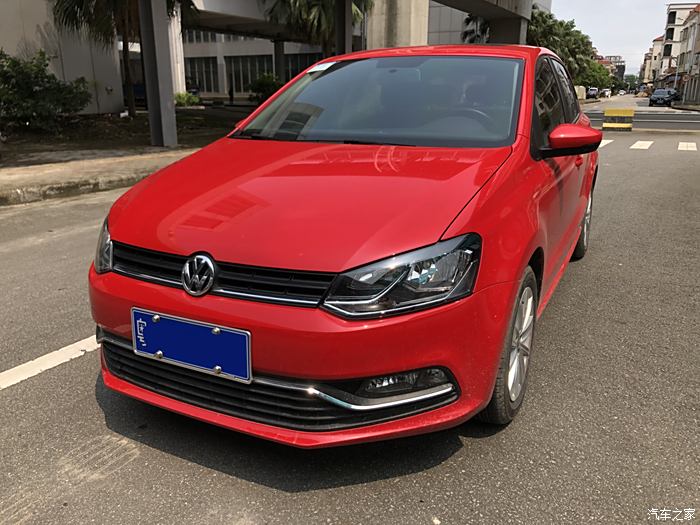 上海大众polo180红色图片