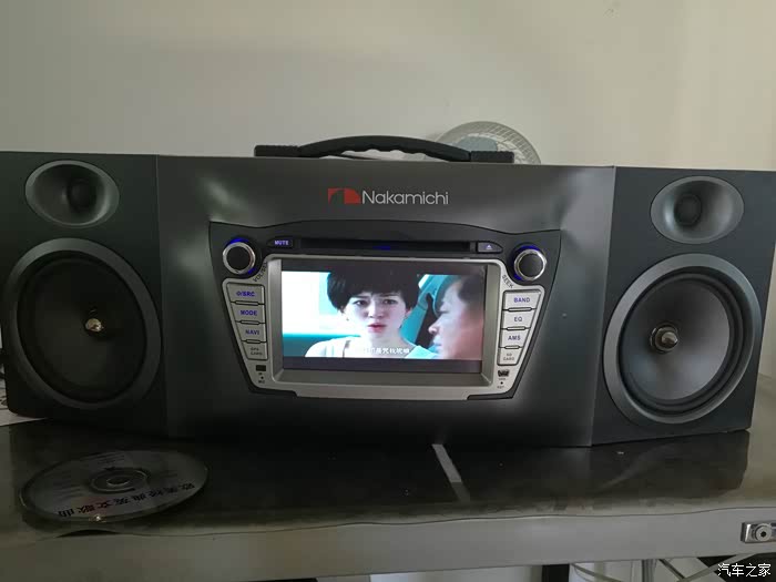 音乐发烧友之现代ix35车载导航一体机改为家用高品质音响