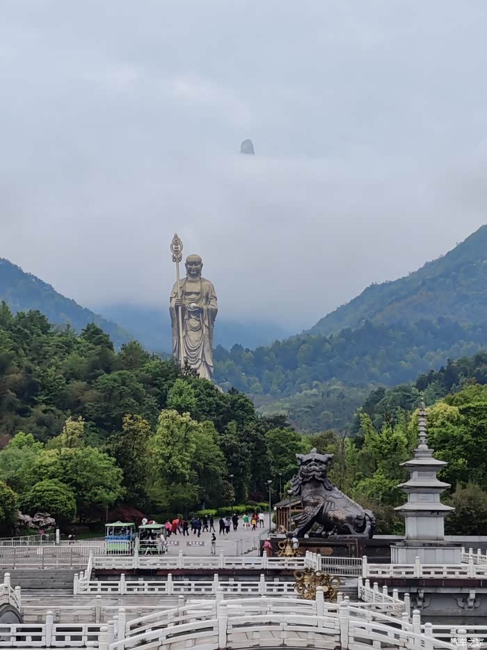 雨后游览九华山确实美