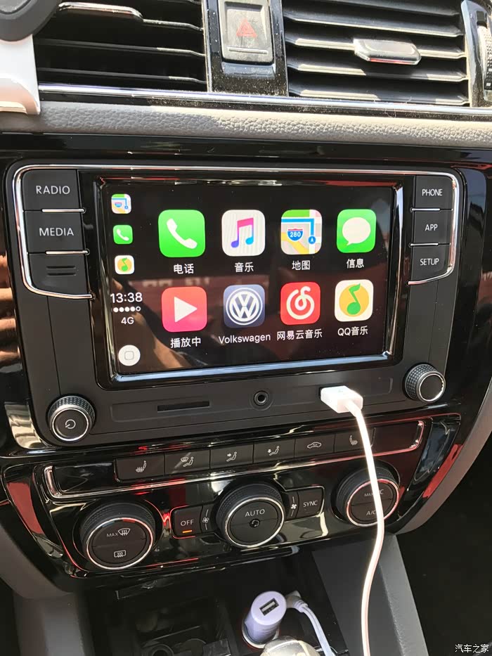 速腾15款230tsi自动豪华版加装187b支持carplay作业多图慎入