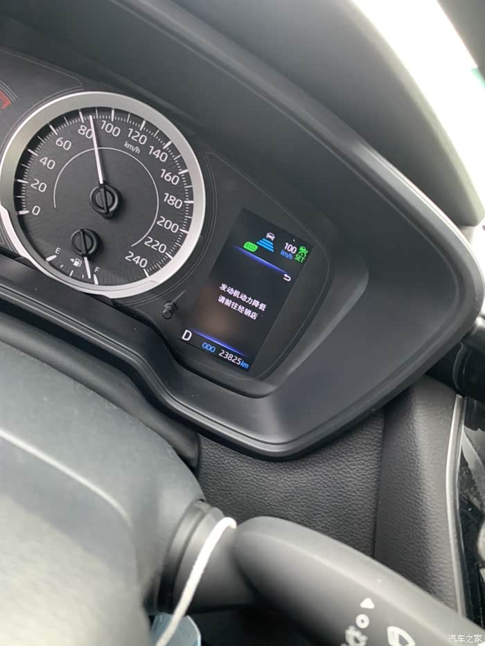 发动机动力降低