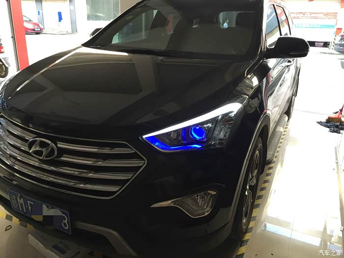 格锐改装作业蓝色恶魔眼霸气外漏