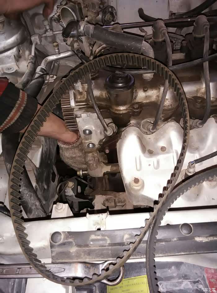 【图】亲自更换正时皮带_夏利论坛_汽车之家论坛