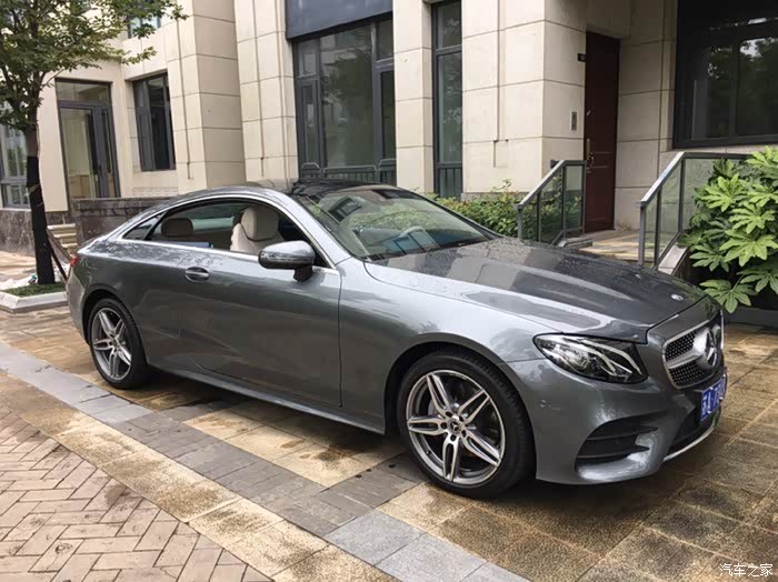 【图】ecoupe200 4matic提车月光石灰_奔驰e级论坛_汽车之家论坛