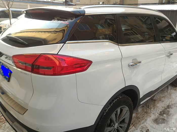 【2016年终福利】【博越】改全黑尾翼连接黑顶 前风挡3秒除