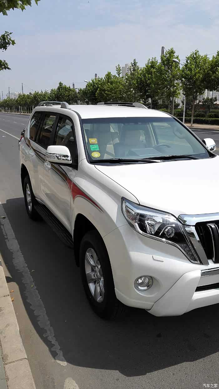 白色中东普拉多2.7提车,谢谢大家,期待加入大家庭