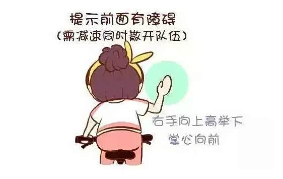 教你如何用骑行手势去装逼!