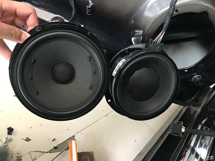 17款帕萨特御尊升级原厂10路丹拿音响 四门车尾隔音,音质提升70%