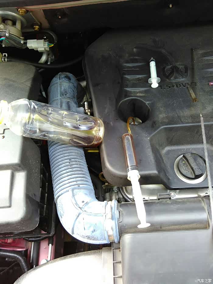 【图】首保了机油是不是加多了_北汽威旺m20论坛_汽车之家论坛