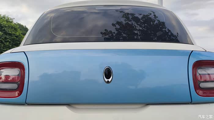 这小车标比较符合一款电动车的表示.