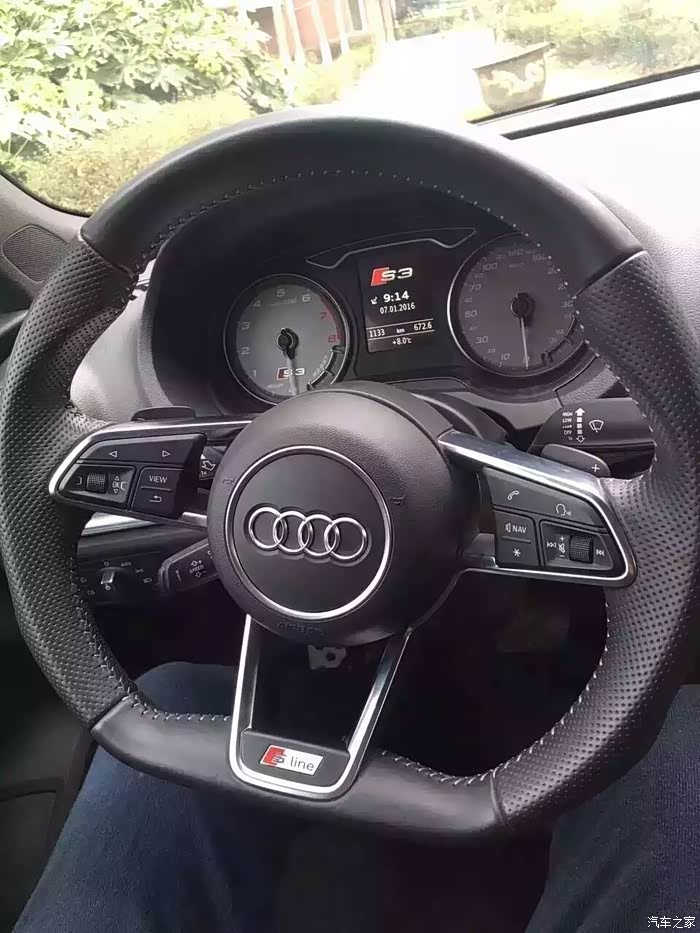 【图】收新款tt方向盘 上海自用_奥迪tt论坛_汽车之家论坛