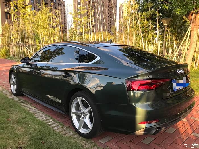 【图】出个人18年1月上牌哥特兰绿小5_奥迪a5论坛_汽车之家论坛