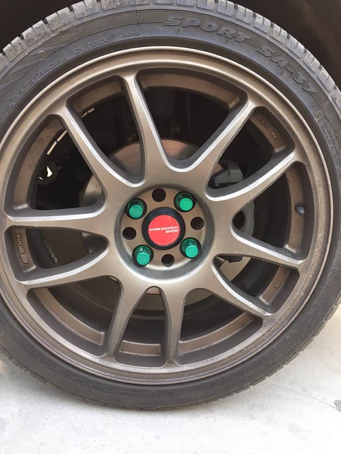 最近的作业更换正品workcr轮毂蓝桶短弹簧