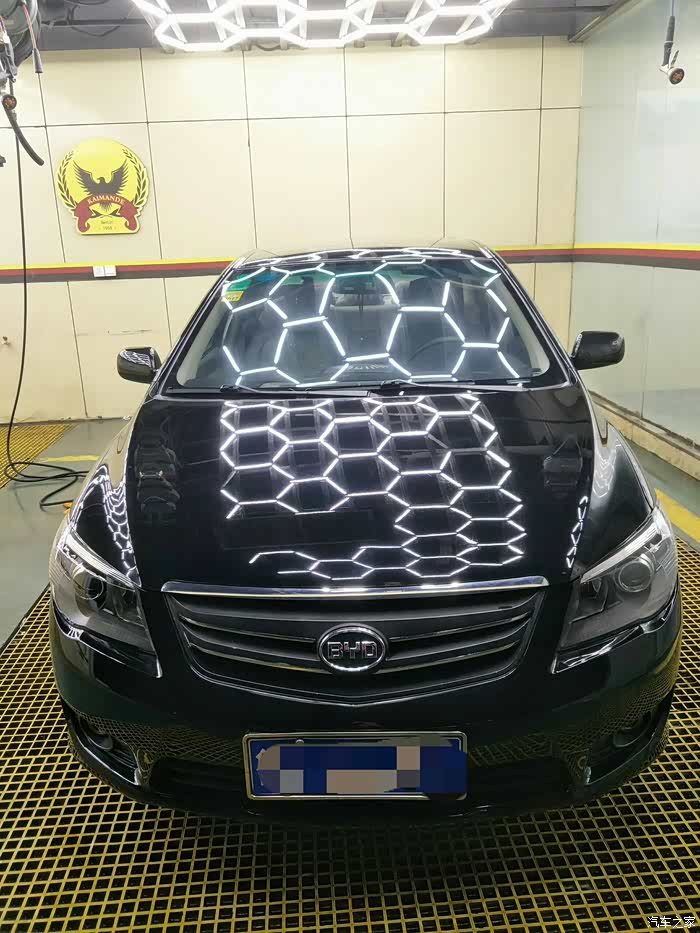 【图】12款diy 中网改色_比亚迪l3论坛_汽车之家论坛