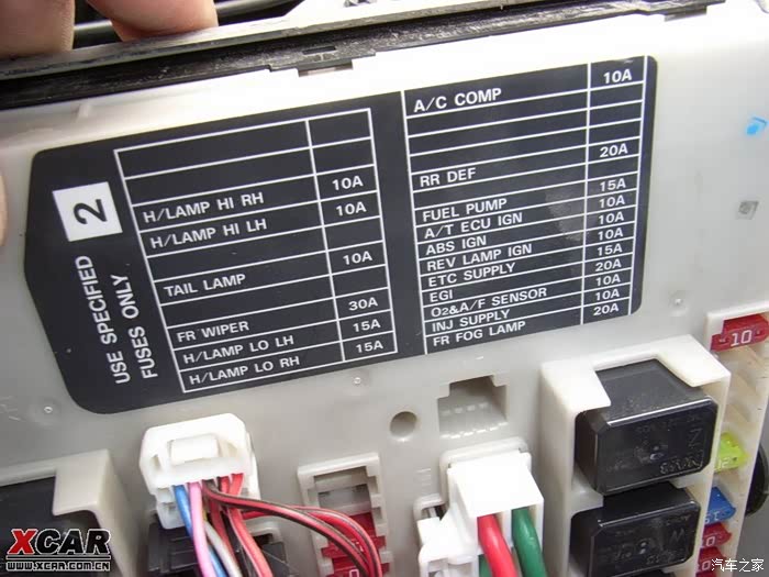 求助关于右近光灯保险丝问题