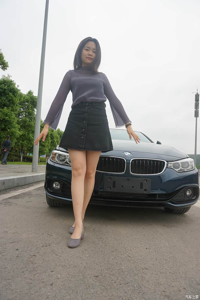435coupe提车记媳妇当车模