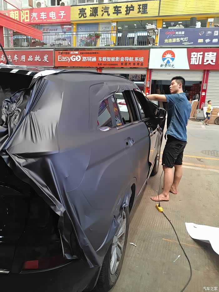 【图】武汉 cs75 第2次改色 质感一级棒!_长安cs75论坛_汽车之家论坛