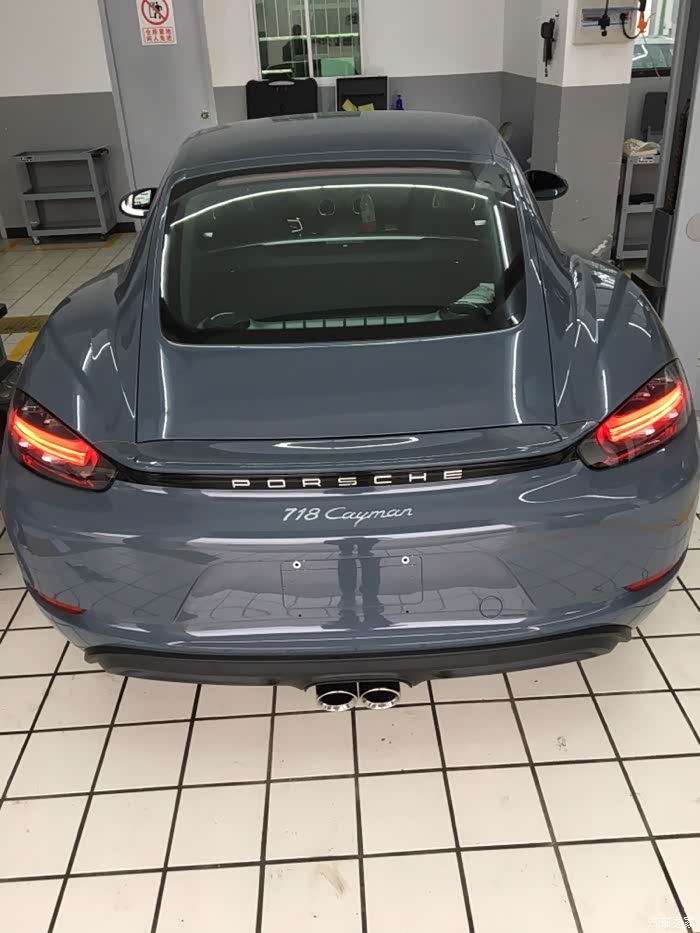 【图】718cayman 石墨蓝 认证贴_保时捷718论坛_汽车之家论坛