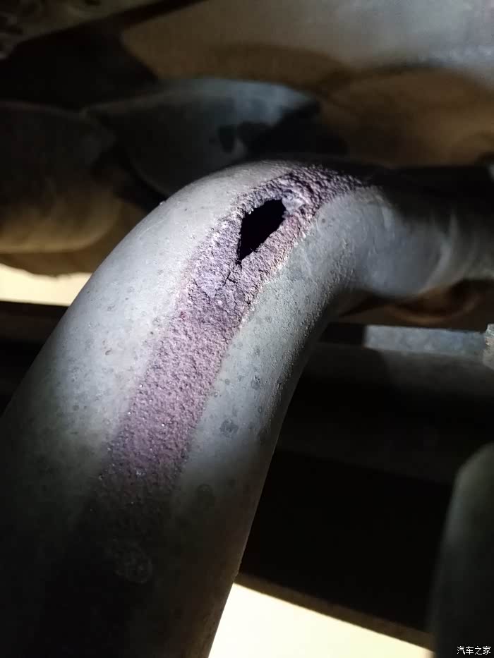 排气管焊缝漏气