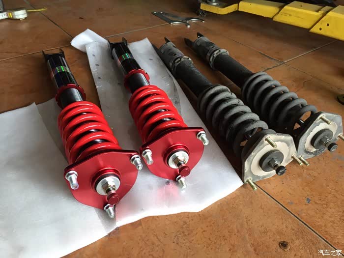 q50l拆下bcbr换上airone避震