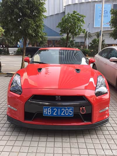 广西车牌的gtr