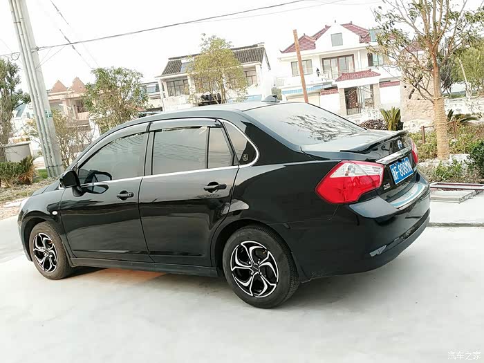 【图】铁轮毂改了,是要好看些_启辰d50论坛_汽车之家论坛