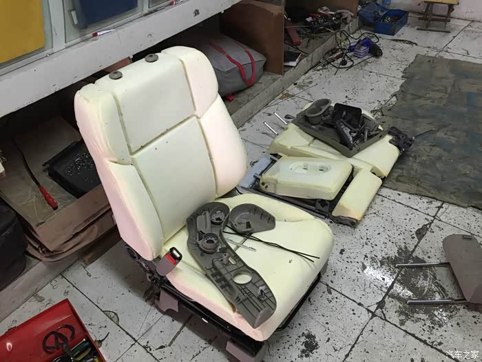 【图】crv改装真皮座椅作业分享_本田cr-v论坛_汽车之家论坛