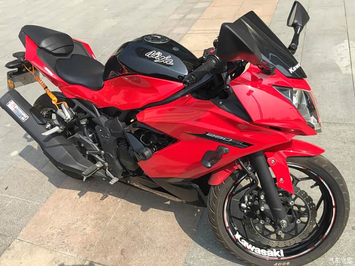 洛阳出辆单缸大贸川崎小忍者250整理图片再现
