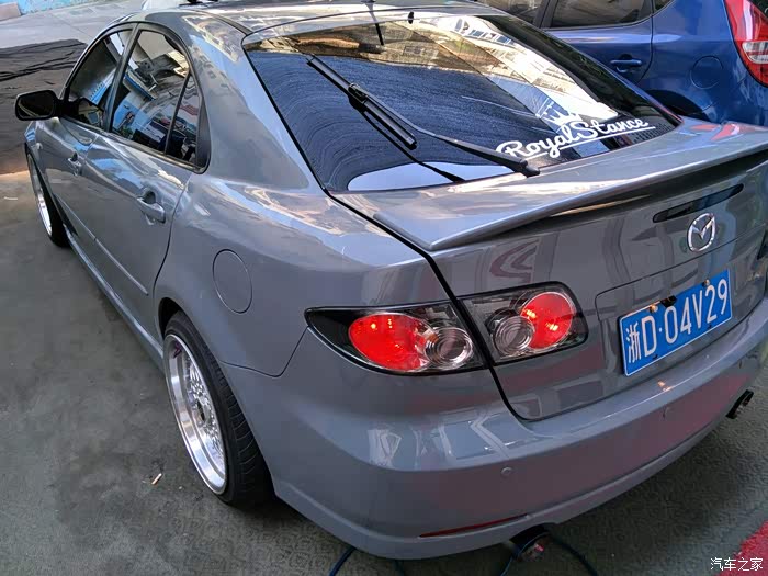 红马变灰马马自达6改色记