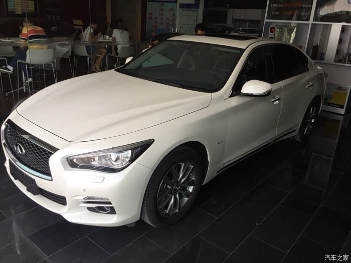 【图】提车大吉,白色显胖_英菲尼迪q50/q50l论坛_汽车之家论坛