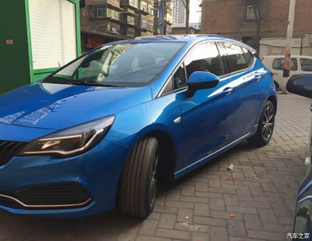 蓝色最靓 威朗gs提车