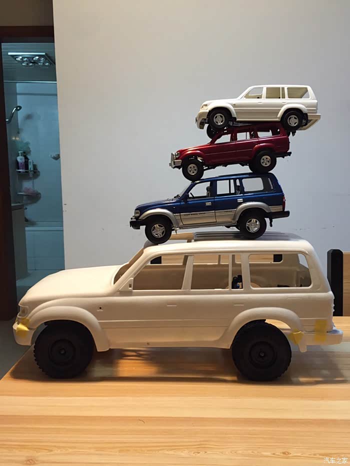 自己纯手工打造的模型,第二季 丰田陆地巡洋舰 lc80 4.2 l6