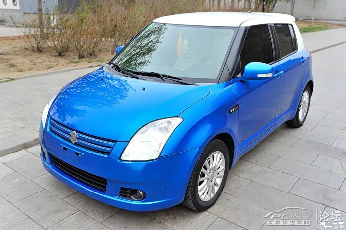 【图】蓝白才是绝配!_雨燕/速翼特论坛_汽车之家论坛