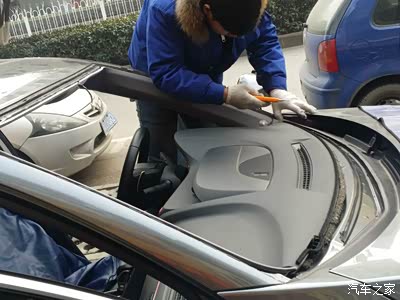 最新思铂睿更换前挡风玻璃作业过程(100多张图注意流量)!