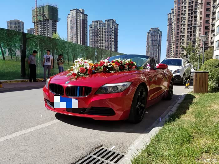 魂动红宝马z4婚礼头车