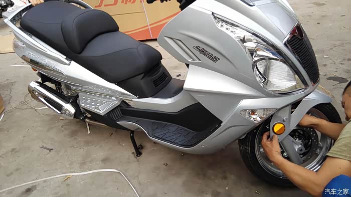 我的春风捷马250开箱上牌准新车转让