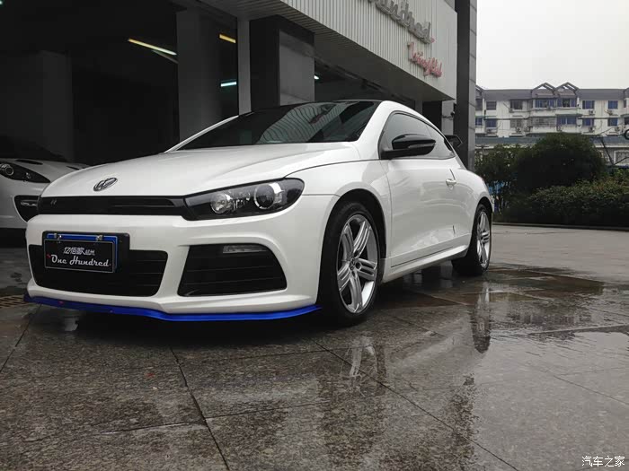 尚酷r换装碳纤维尾翼作业