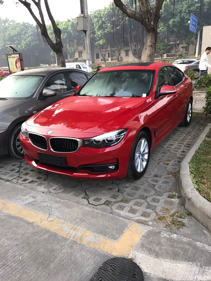 【图】广州320igt时尚款墨尔本红提车啦 图片_宝马3系gt论坛_汽车之家