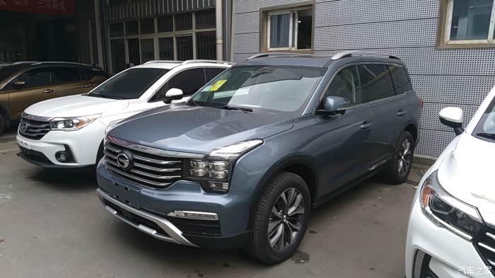 冰川蓝gs8欢喜提车,11月30号神气上路,精图答疑~~~_传祺gs8论坛_汽车